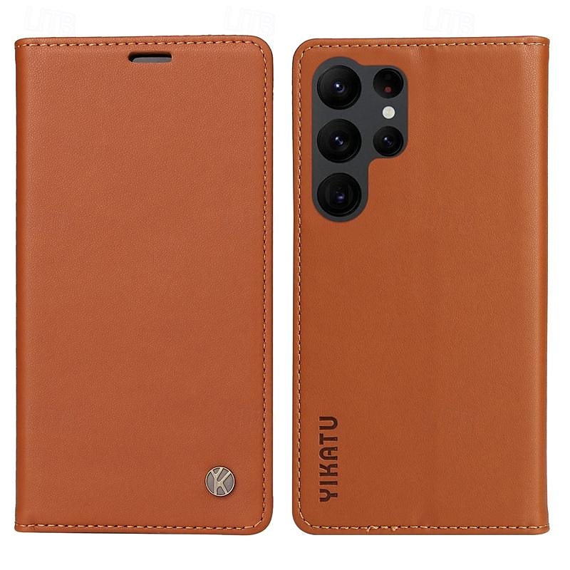 Phone Case For Samsung Galaxy S24 S23 S22 S21 S20 Ultra Plus FE A54 A34 A14 Note 20 10 S25 Ultra Wallet Case Magnetic Full Body Protective Kickstand Retro TPU PU Leather 2025 - $17.99 –P20