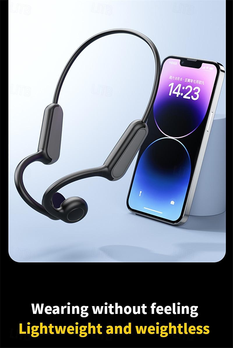 2025年 b8 骨伝導 Bluetooth ヘッドセット インイヤー型 ワイヤレス スポーツ フィットネス 両耳 吊り耳タイプ 防水 防汗 コレクション – $25.99 –P3