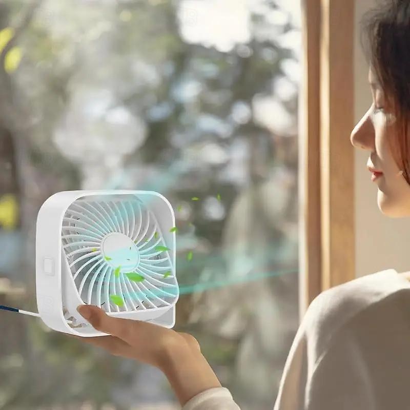 Ultra-leiser USB Schreibtischventilator – Mini 3-Geschwindigkeits-Tischventilator zur Kühlung im Wohnheim Büro Schlafzimmer 2025 - $22.99 –P3