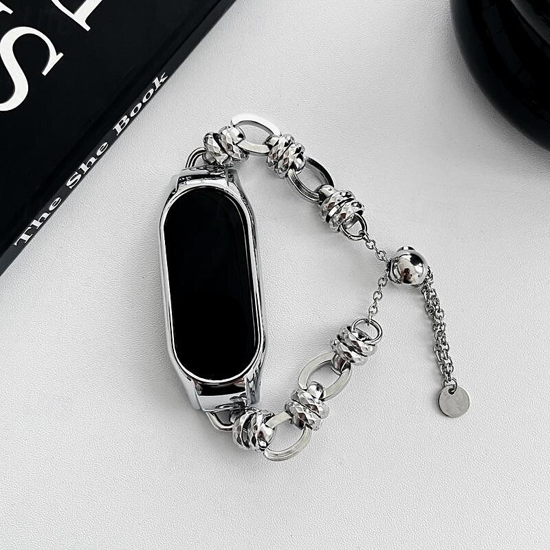 Bandă de ceas inteligent Compatibil cu Xiaomi Mi Band 8 Mi Band 7 (NFC) Band 6/5 NFC Band 4/3 NFC Ceas inteligent Curea cu Case Împletit Robust Bratara de bijuterii Înlocuire Brăţară 2025 - $27.99 –P13