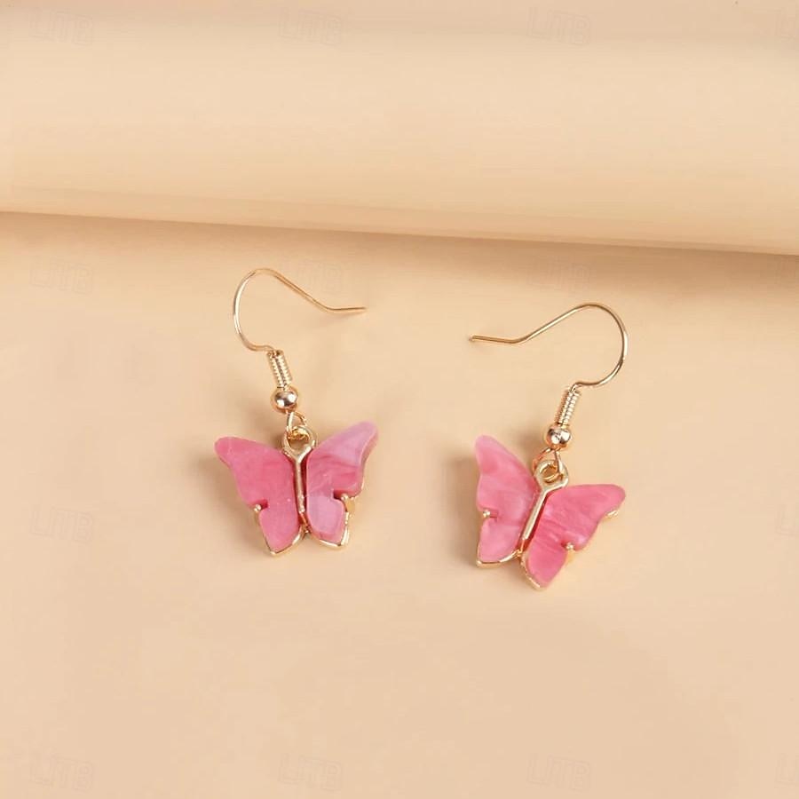 1 paio Orecchini pendenti For Per donna Compleanno Da sera Lega geometrico Moda Con animale del 2025 a $2.49 –P3