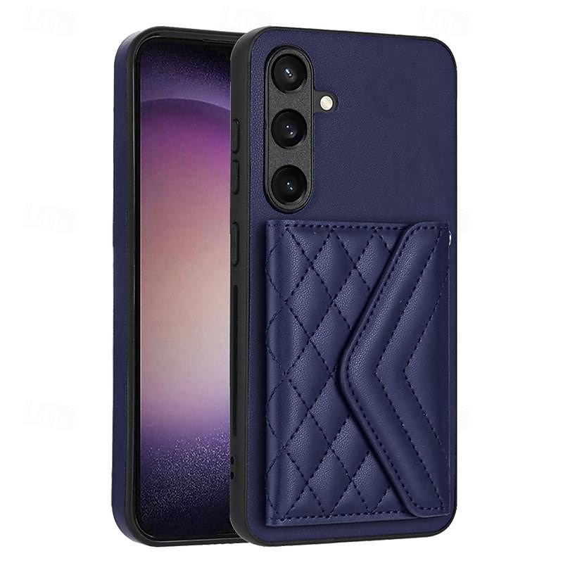 telefon fodral Till Samsung Galaxy S24 S23 S22 S21 Ultra Plus A55 A35 A25 A15 5G A54 A34 A14 A53 A33 A23 A13 S25 Ultra Skal med stativ med snodd Kortplats Kontor / företag TPU PU läder 2025 - $19.99 –P2