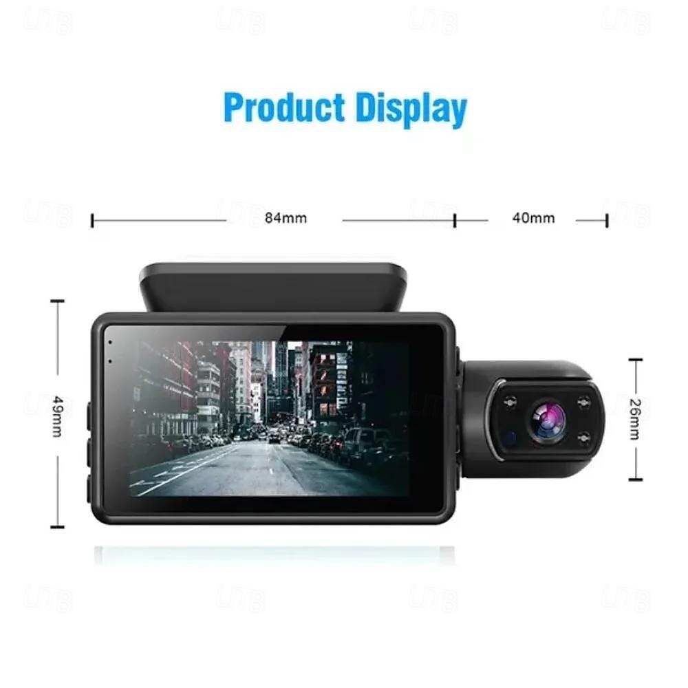 2025年 車用デュアルレンズダッシュカム ブラックボックス HD 1080p 車載ビデオレコーダー Wi-Fi ナイトビジョン Gセンサー ループ録画 DVR 車載カメラ コレクション – $47.99 –P17