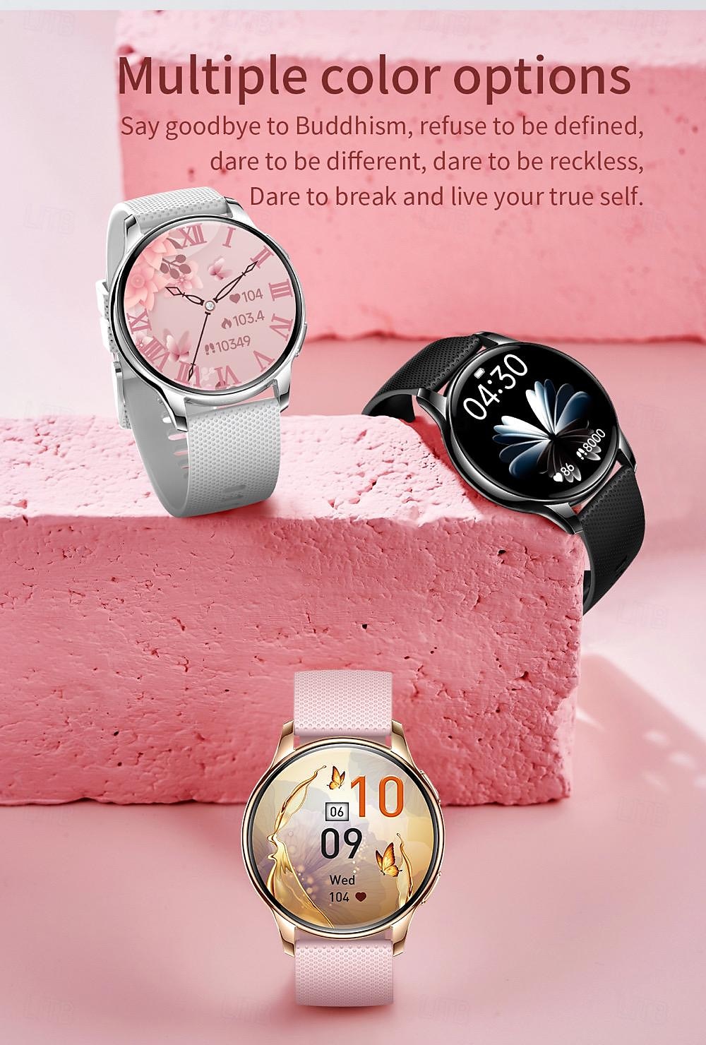 696 Y11 Smart Watch 1.32 inch Smartwatch Fitness Running Watch Bluetooth ECG+PPG Pedometer Call Reminder Compatible with Android iOS Women Men Hands-Free Calls Message Reminder IP 67 42mm Watch Case 2025 - $57.99 –P15