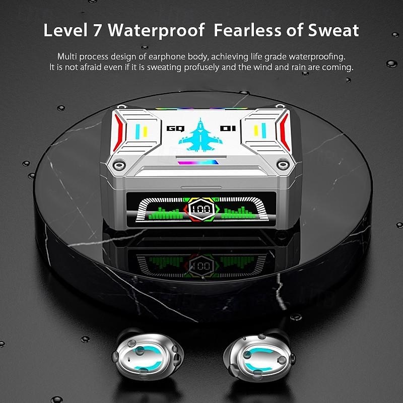 9D Stereo Bluetooth Headset with Atmosphere Light TWS Wireless Bluetooth5.3 Earbuds Waterproof Sport Headphones Touch Control Noise Cancelling in Ear Earphones with Charging Case 2025 - $19.99 –P4