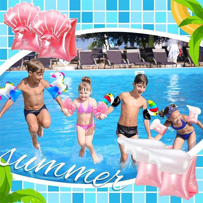 simarmsfloater för barn uppblåsbara simarmband Swimfloaterärmar simarmsflötringar för småbarn pojkar flickor 2025 - $11.99 –P2