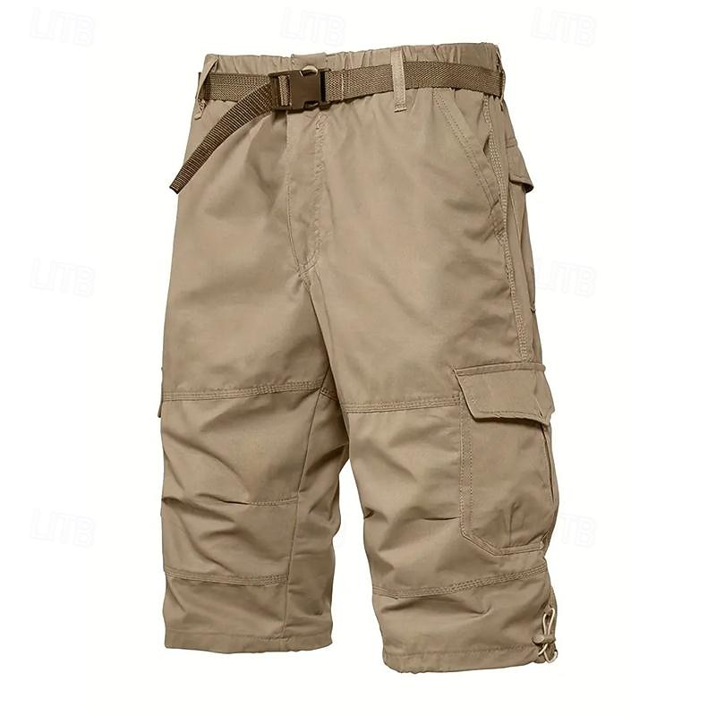 Hombre Pantalones cortos tácticos Pantalón Corto Cargo Pantalón corto Shorts para senderismo Botones Multi bolsillo Plano Listo para vestir Corto Diario Exterior Ropa de calle Moda Clásico Azul 2026 - $21.99 –P12