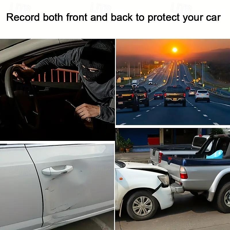 Three-lens Tachograph High-definition Night Vision Astern Image of The Front and Rear Of The Car 2025 - $52.99 –P14