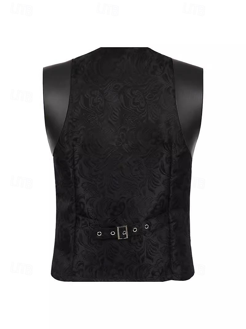 Retro Vintage Mittelalterlich Renaissance Weste Prinz Edelmann Herren Halloween Karneval Maskerade LARP Karneval von Venedig Erwachsene 2025 - $38.99 –P4