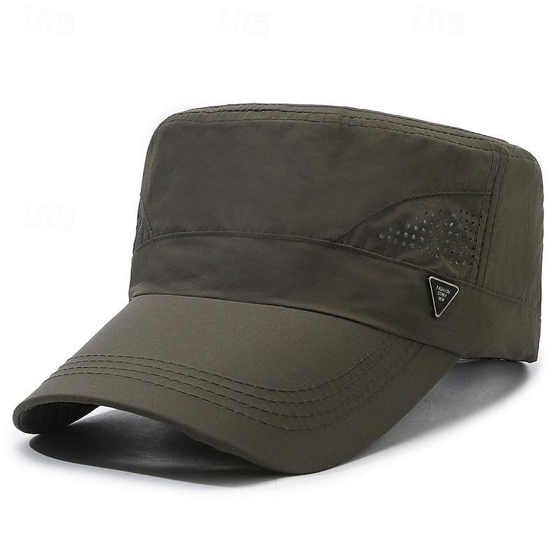 Муж. Шляпа с низкой тульей Шляпа от солнца Шляпа дальнобойщика Черный Темно синий Полиэстер Сетка Мода На каждый день Для улицы Повседневные Полотняное плетение 2025 - $7.49 –P6