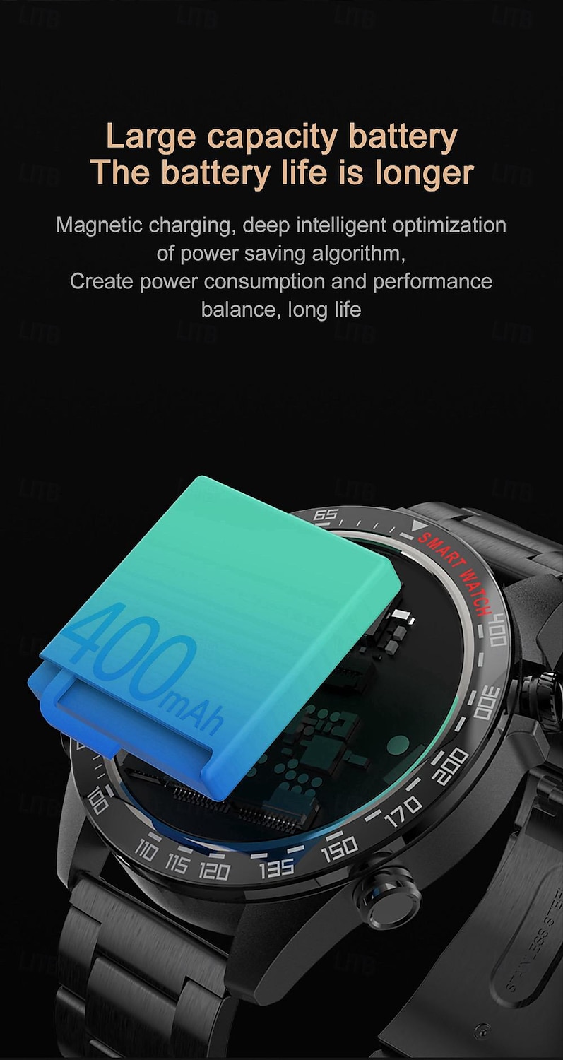 696 CT11 Montre intelligente 1.43 pouce Smartwatch Montre Connectée Bluetooth ECG + PPG Podomètre Rappel d'Appel Compatible avec Android iOS Femme Hommes Mode Mains-Libres Rappel de Message IP 67 de 2025 ? $63.99 –P12