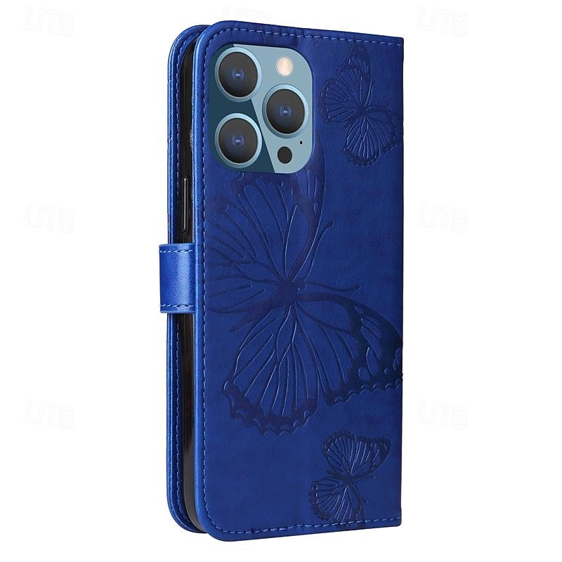 2025年 iPhone 16e用の電話ケース iPhone 16 iPhone 15 Pro Max iPhone 14 13 12 11 Pro Max Plus Mini SE 財布ケース 磁石フルボディ保護 ウォレットストラップ バタフライ TPU PUレザー コレクション – $17.99 –P10