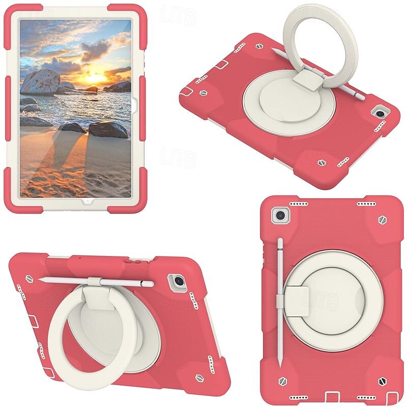Tabletti kotelot kuoret Käyttötarkoitus Samsung Galaxy Tab A9 8.7" A8 10.5'' A9 Plus 11" Kynäteline 360° kierto Olkahihna PC Silikoni 2025 - $43.99 –P2