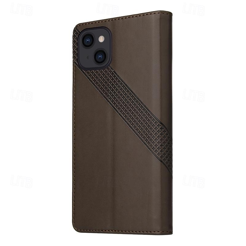 telefon Kılıf Na iPhone 15 Pro Max iPhone 14 13 12 11 Pro Max Plus Mini SE Etui na karty portfela Magnetyczne Ochrona całego ciała Stopka Retro TPU Skóra PU 2025 - $17.99 –P13