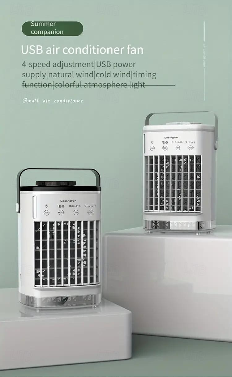 USB Desktop Spray Air Cooler – Mini Water Cooling Fan with Humidifier for Home Office Dormitory Use 2025 - $59.99 –P2