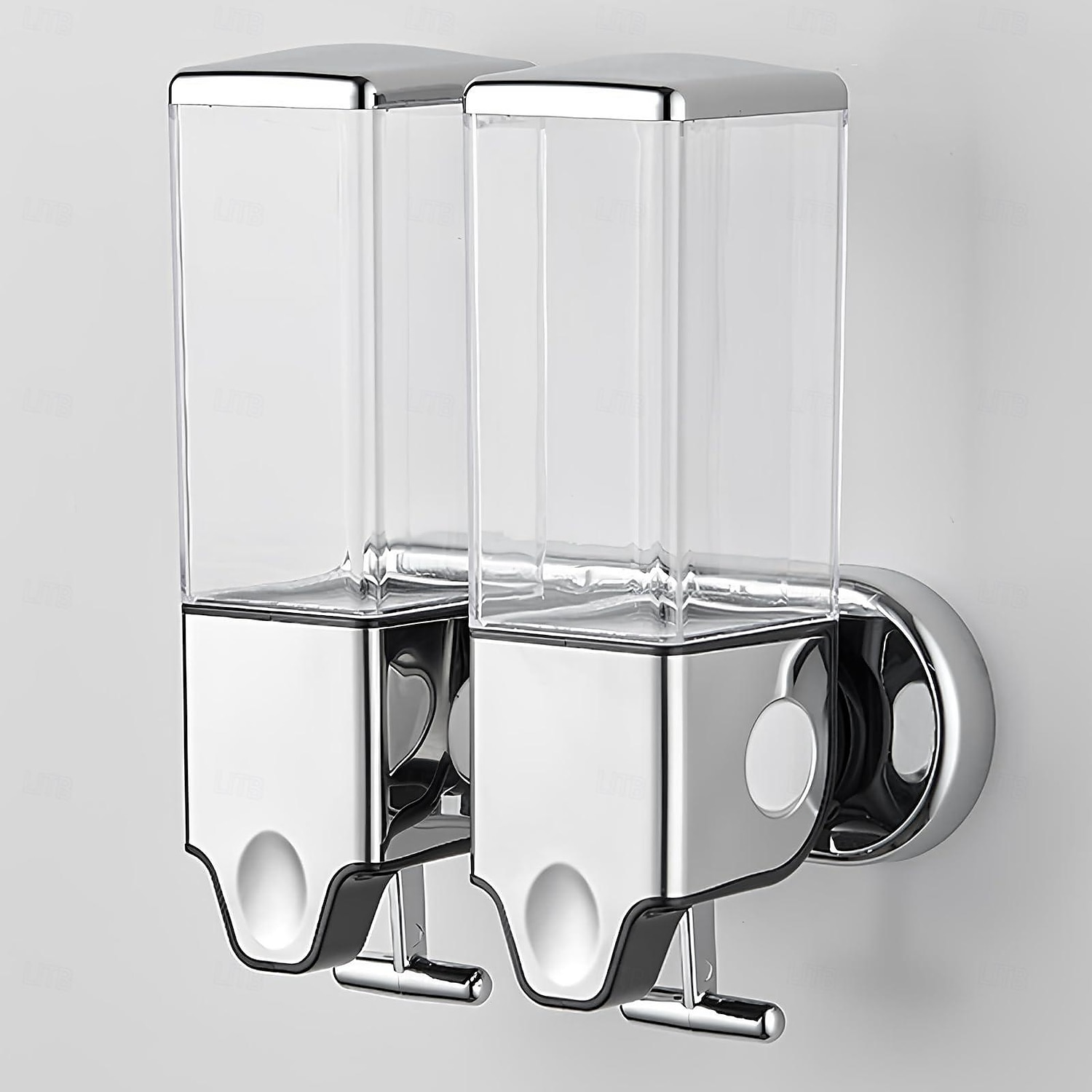 No-Drill  Wall Mounted soap Dispenser for Bathroom and Kitchen, Shampoo and Conditioner Dispenser Drill Free with Adhesive 2025 - $18.99 –P1