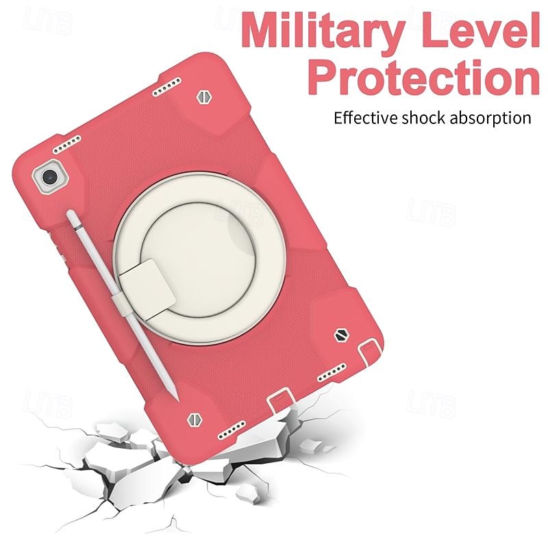 Tablet Case Cover For Samsung Galaxy Tab A9 8.7" A8 10.5'' A9 Plus 11" Pencil Holder 360° Rotation Shoulder Strap PC Silicone 2025 - $43.99 –P5