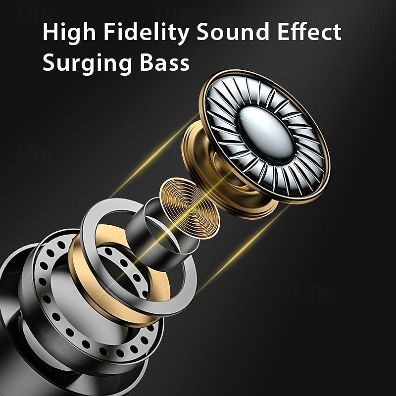 9D Stereo Bluetooth Headset with Atmosphere Light TWS Wireless Bluetooth5.3 Earbuds Waterproof Sport Headphones Touch Control Noise Cancelling in Ear Earphones with Charging Case 2025 - $19.99 –P10