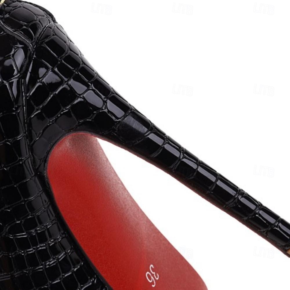 Femme Chaussures à Talons Bottes métalliques Saint Valentin Talon Aiguille Bout pointu Mode Cuir microbien Fermeture Argent Noir Blanche de 2025 ? $59.99 –P4