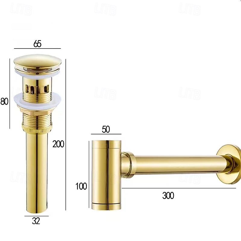 Faucet accessory - Superior Quality Pop-up Water Drain With Overflow Contemporary Copper Electroplated 2025 - $89.99 –P13