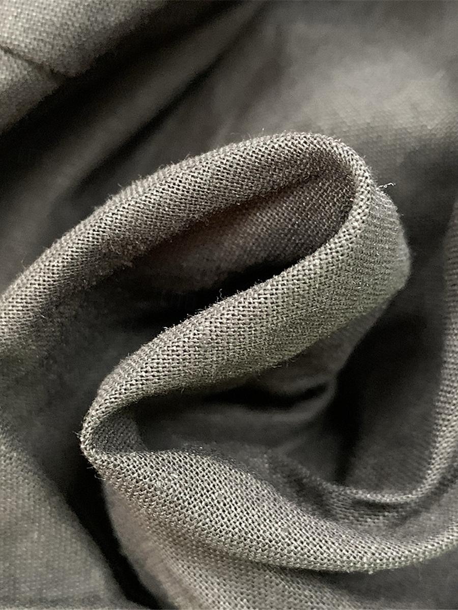 Pentru femei Negru Albastru piscină Vară Primăvară Rochie Maxi Rochii de in bumbac Rochie neagra Rochii Tip Cămașă Boemia Zilnic Sfârșit de săptămână Potrivire Largă Simplu Guler Cămașă 2025 - $32.99 –P8