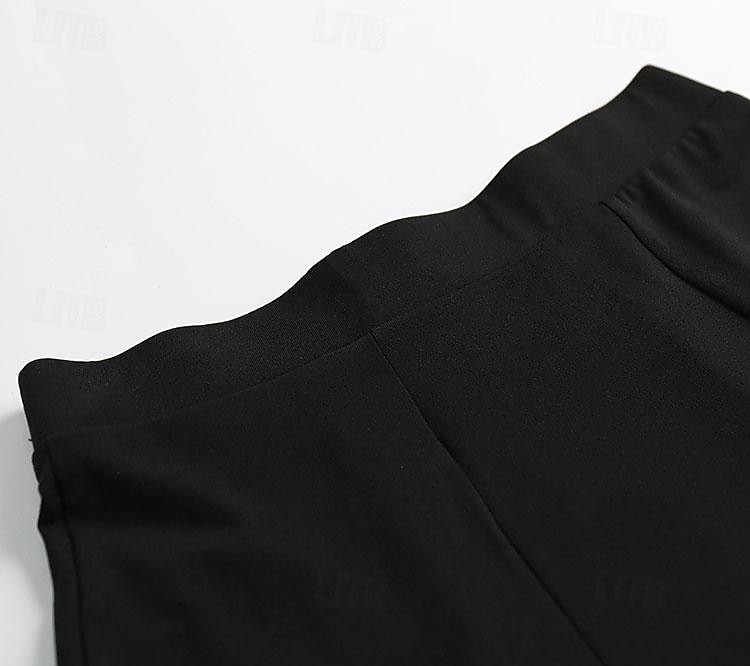 Balli latino-americani Balli da sala Gonne Colore Puro Per donna Prestazioni Addestramento Alto Poliestere del 2026 a $49.99 –P2