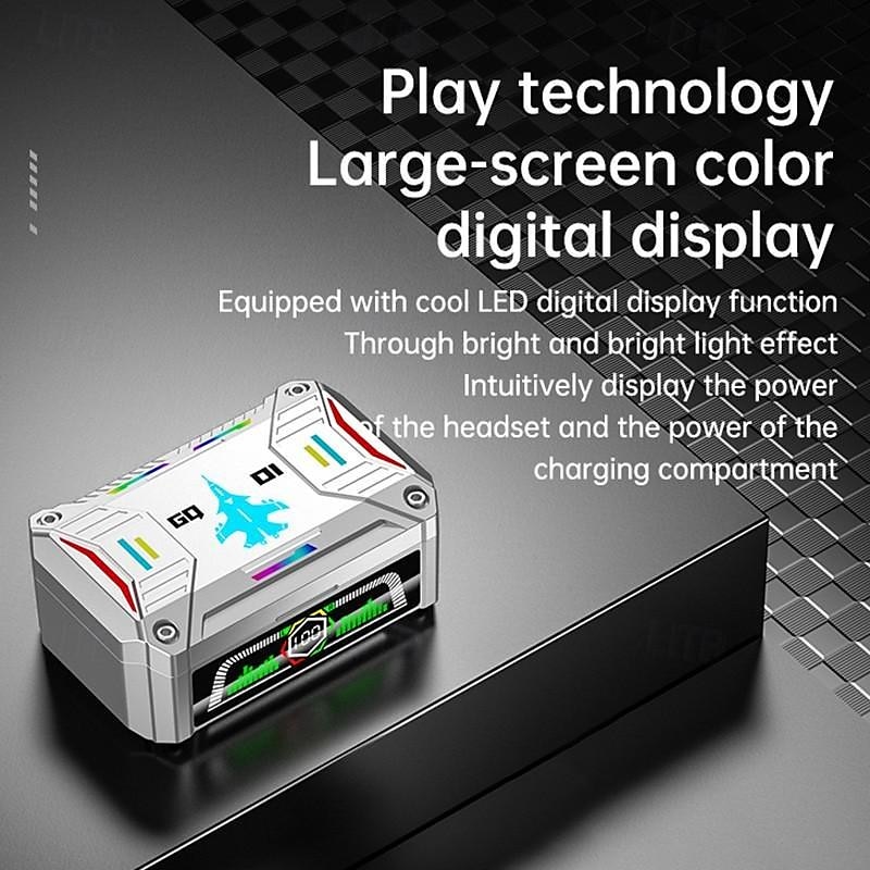 9D Stereo Bluetooth Headset with Atmosphere Light TWS Wireless Bluetooth5.3 Earbuds Waterproof Sport Headphones Touch Control Noise Cancelling in Ear Earphones with Charging Case 2025 - $19.99 –P1