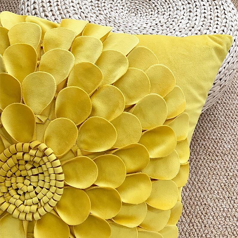 1 pcs Polyester Pillow Cover, Floral Rectangular Square Traditional Classic 2025 - $22.99 –P3