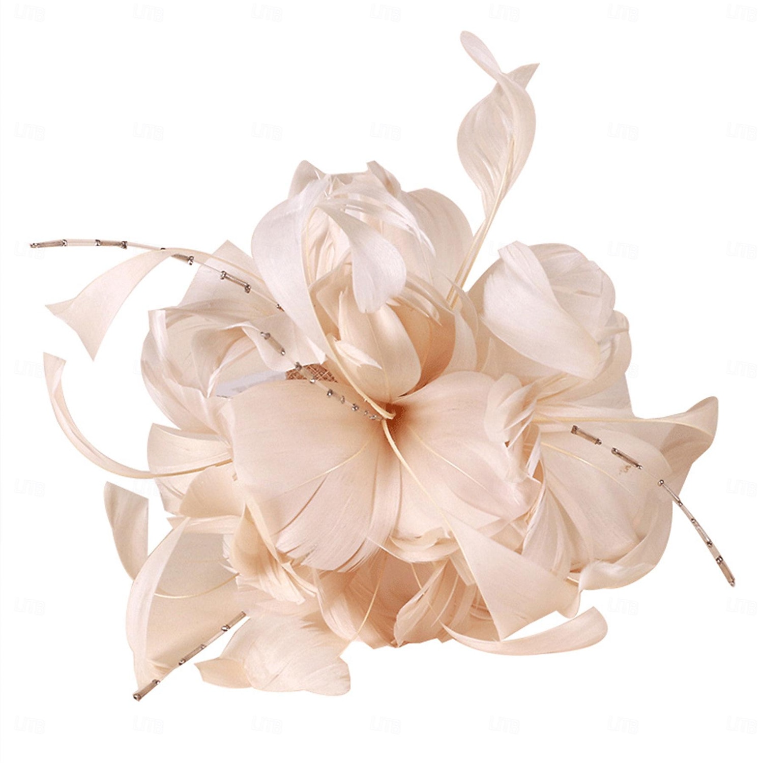 pannebånd fascinators hodeplagg fjær floppy lue topp hatt bryllup teselskap elegant bryllup med bowknot hodeplagg hodeplagg 2025 - $33.99 –P5