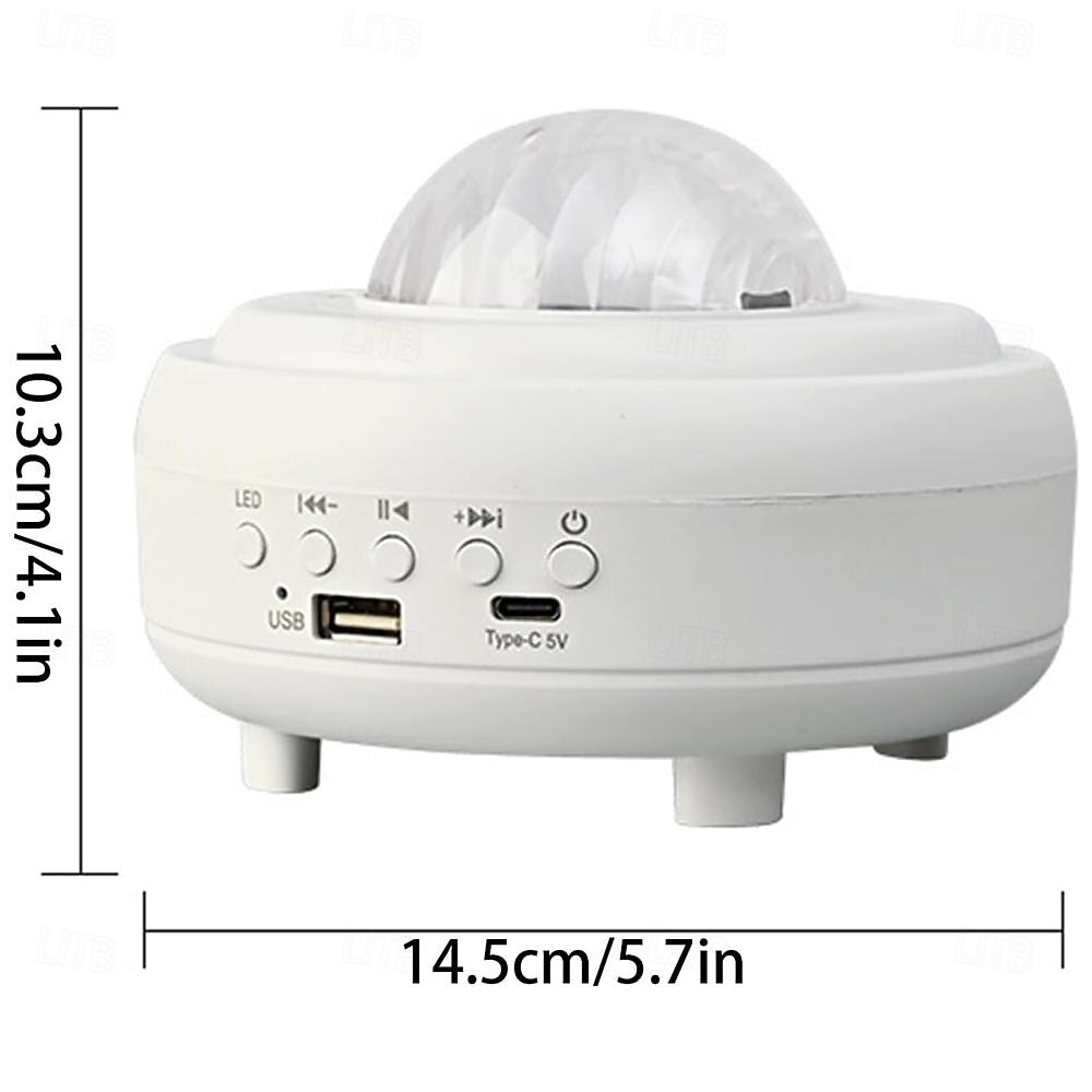 Aurora Projector Night Light with Music 10W LED Star Light Projector Moon Projector with Music Night Light for Kids Room Decor Living Room Office Countertop Bedroom 2025 - $38.99 –P1