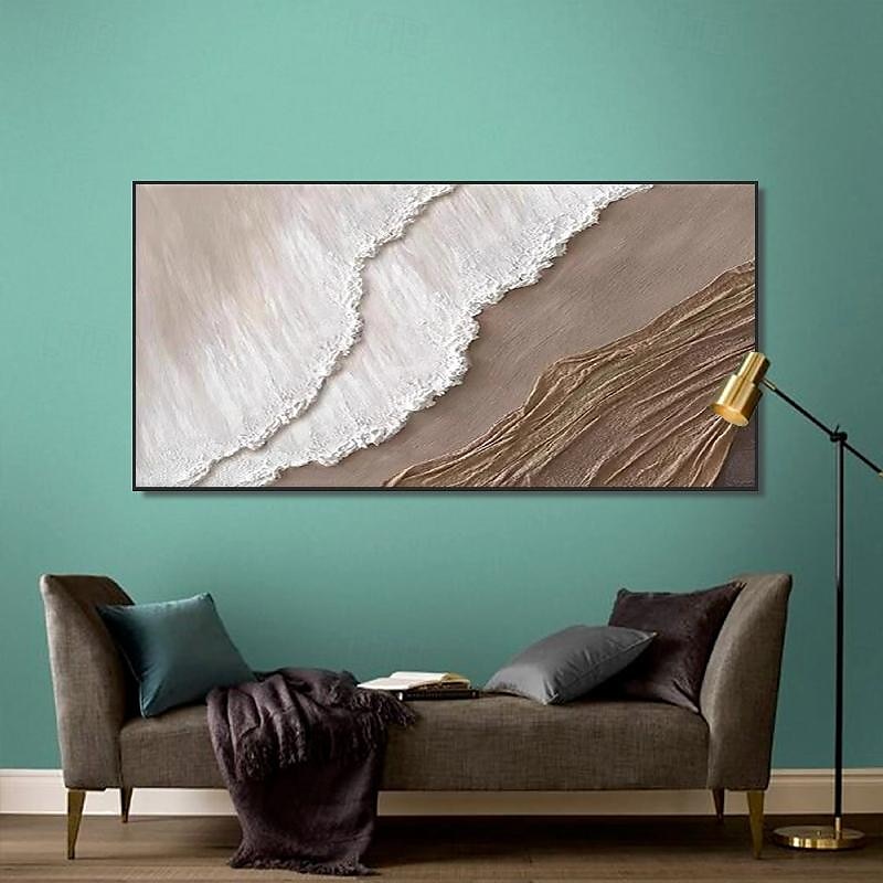 Handmatig Met de hand gemaakt Hang-geschilderd olieverfschilderij Handgeschilderde Verticaal Abstract Landschap Modern Impressionisme Zonder Inner Frame (Geen frame) 2025 - $116.99 –P4