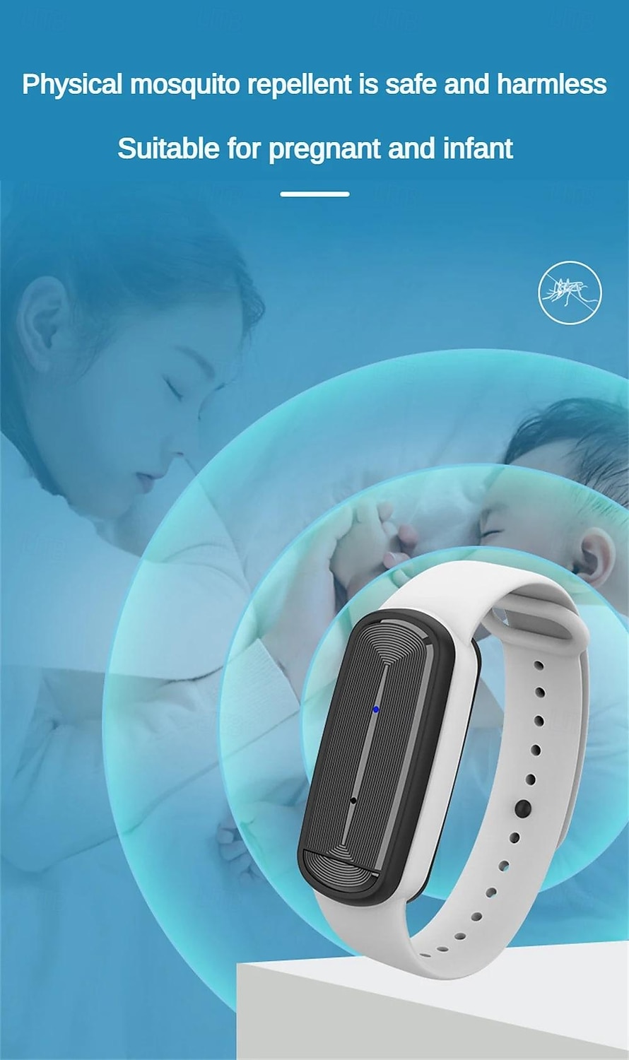 Electronic Mosquito Repellent Bracelet – Ultrasonic Wearable Band Anti-Mosquito Protection 2026 - $12.99 –P2