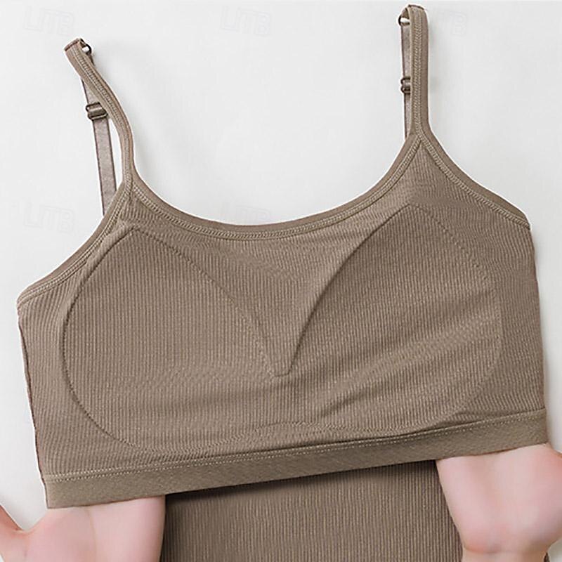 Dames Camisole Tanktop Basis Mouwloos Regular Tops Crew Hals Wit Bruin Grijs Zomer 2025 - $19.49 –P8