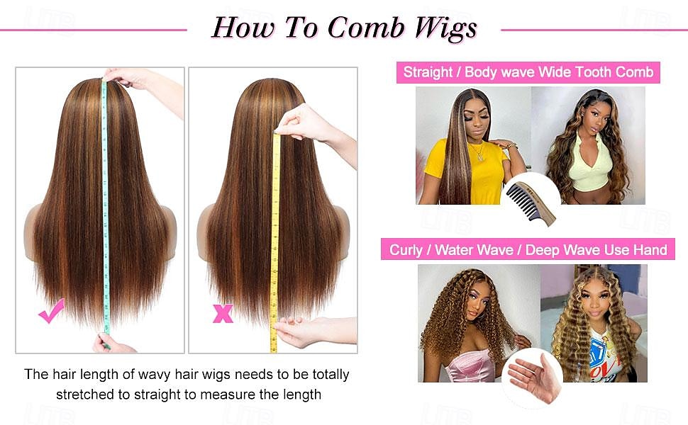 P4/27 Highlight Wigs Pre Plucked Highlight Ombre Lace Front Wig Human Hair Omber P4/27 Hair Wig with Natural Hairline 13X4 HD Transparent Straight Lace Frontal Wigs For Women Brazilian Remy Hair Wig 2025 - $131.99 –P11