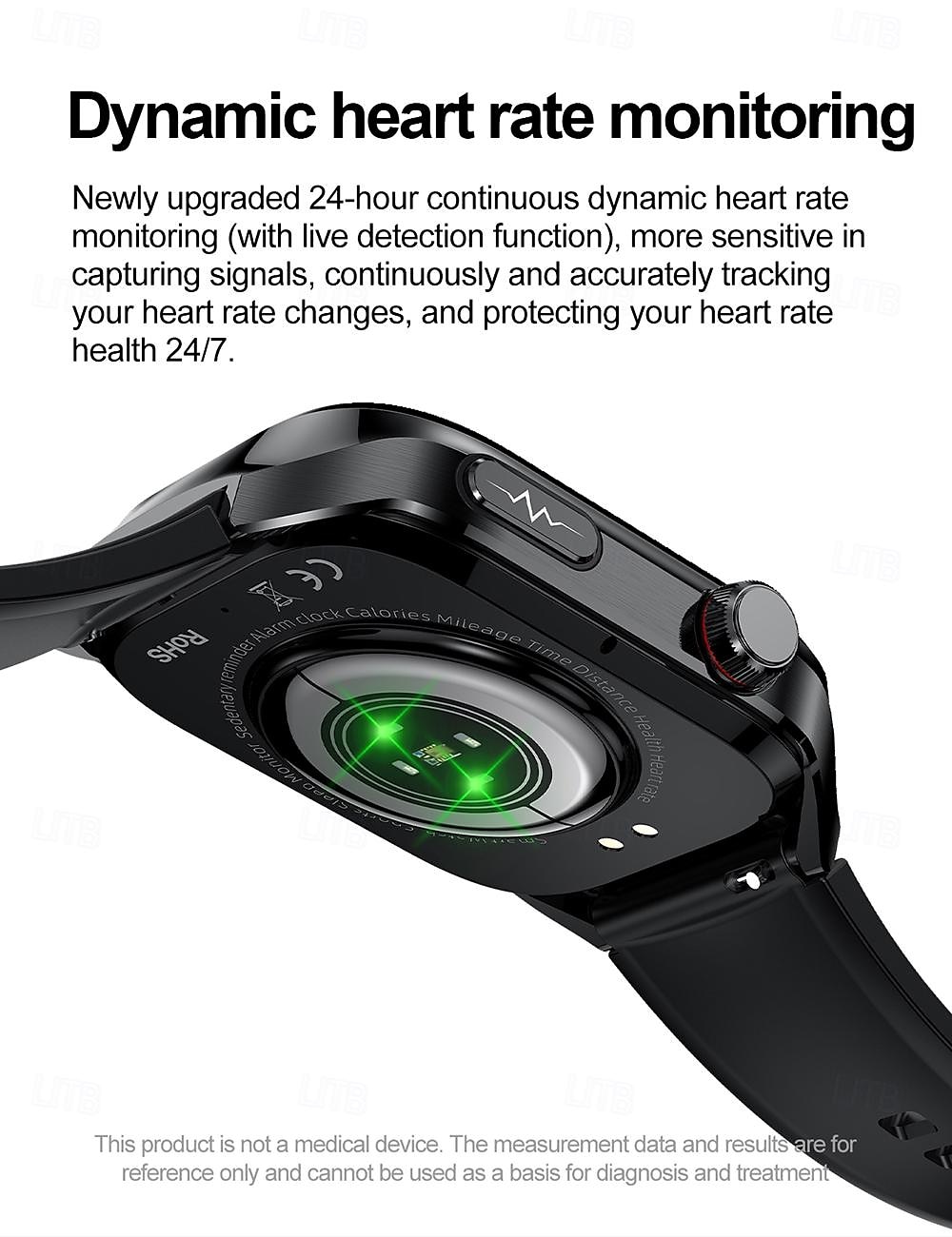 iMosi TK16 Smart Watch 2.04 inch Smartwatch Fitness Running Watch Bluetooth ECG+PPG Temperature Monitoring Pedometer Compatible with Android iOS Women Men Long Standby Hands-Free Calls Waterproof IP68 2025 - $83.19 –P11