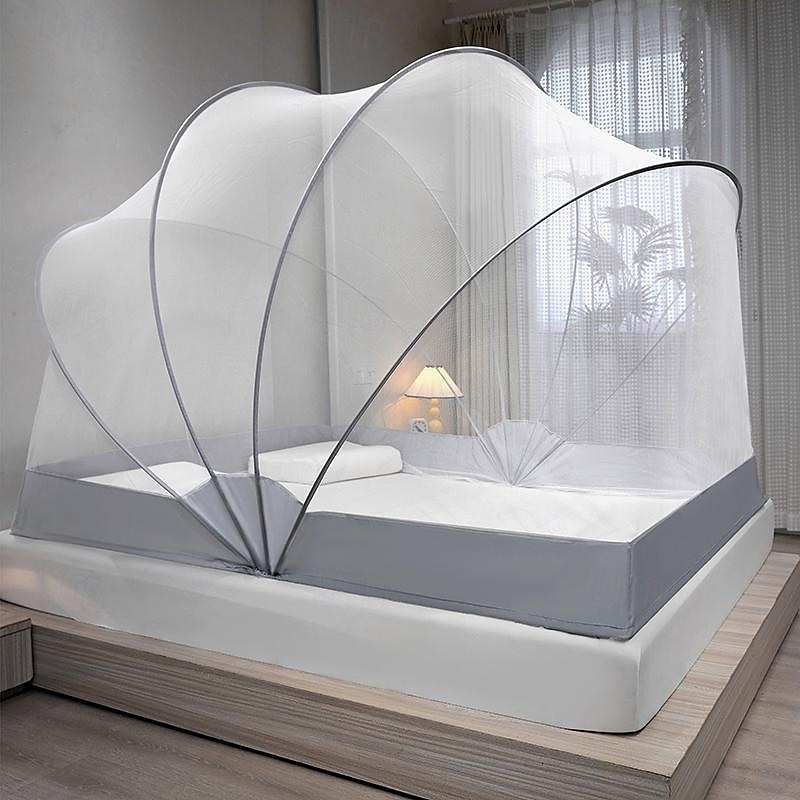 Moustiquaire pliable de 47 pouces de hauteur, filets ménagers ouverts et fermés en une seconde, moustiquaire grand espace pour dormir au lit avec installation gratuite de 2025 ? $94.99 –P12