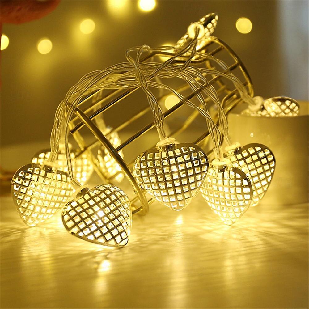 1 قطعة ضوء سلسلة مع جهاز تحكم عن بعد USB 3 متر 118 بوصة 20 LED سلسلة ضوء الحب الحديدي الذهبي ضوء ديكور LED ضوء ليلي صغير مناسب لتزيين الغرفة وجهاز التحكم عن بعد في الوقت المناسب يعتم 8 أوضاع وامض 2025 - $22.99 –P7