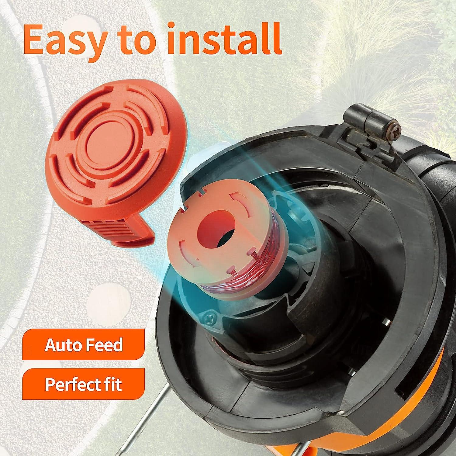 15 pakker trimmersnellelinje for worx erstatning trimmersnellelinje for worx trimmerlinjepåfylling 0,065 tommer for worx egnet for worx strengtrimmere (12 pakker gresstrimmerlinje 3 trimmerhette 2025 - $5.99 –P5