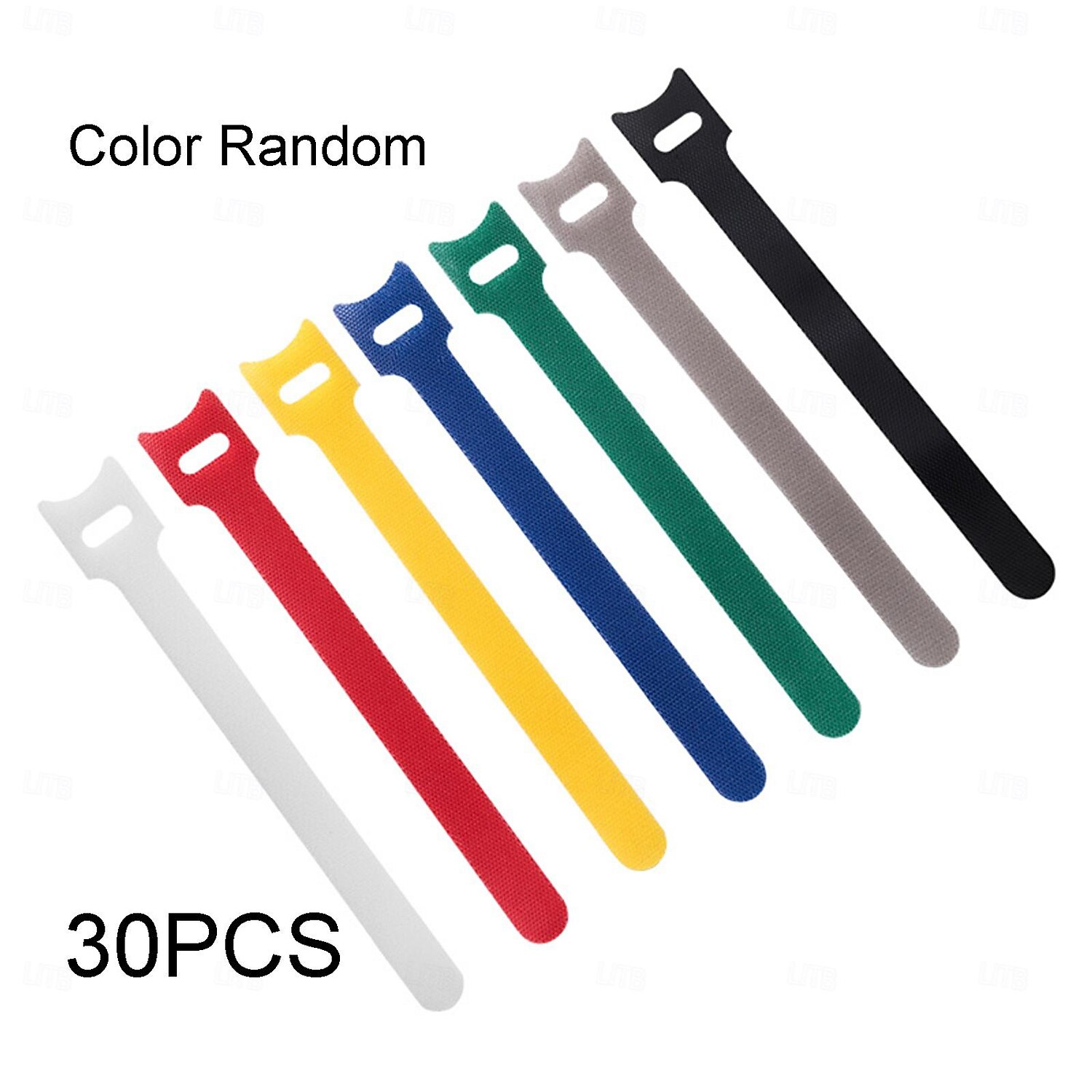 30pcs Cable Organizer - Reusable Self-Gripping Cable Ties for Charger Management, Wire Bundling, Storage, Suitable for Home, Office, Desk Cable Organization 2025 - $10.99 –P5