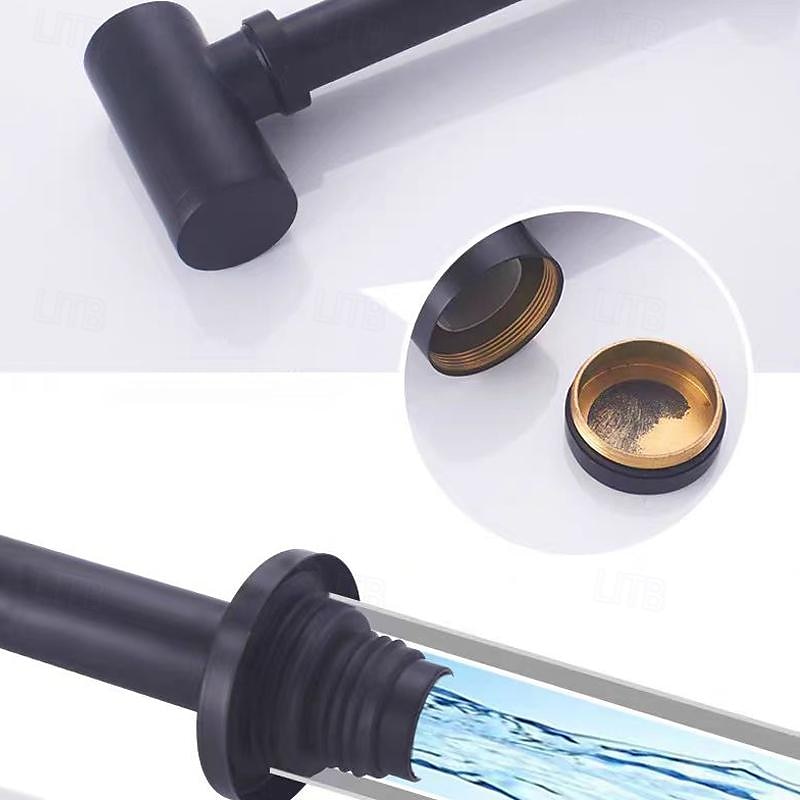 Faucet accessory - Superior Quality Pop-up Water Drain With Overflow Contemporary Copper Electroplated 2025 - $89.99 –P7