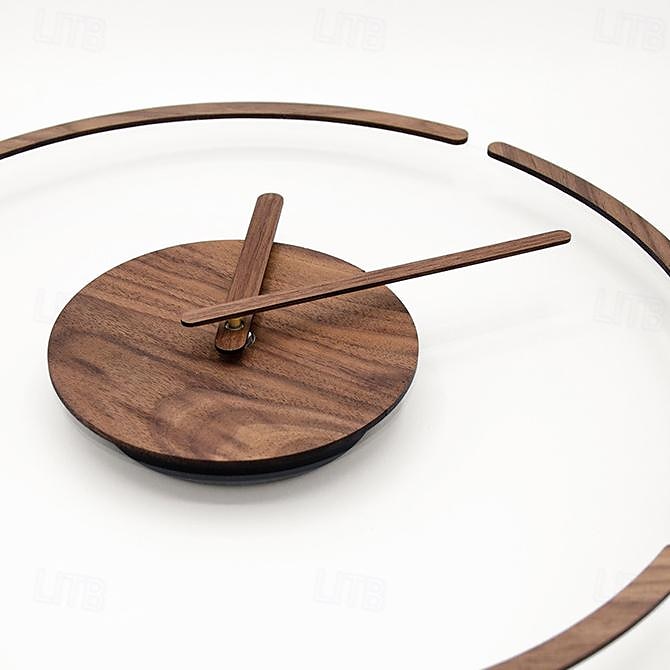 1 шт. бесшумные деревянные акриловые настенные часы для спальни и гостиной креативный подвесной дизайн с креплением без отверстий 35 см 2026 - $67.99 –P7
