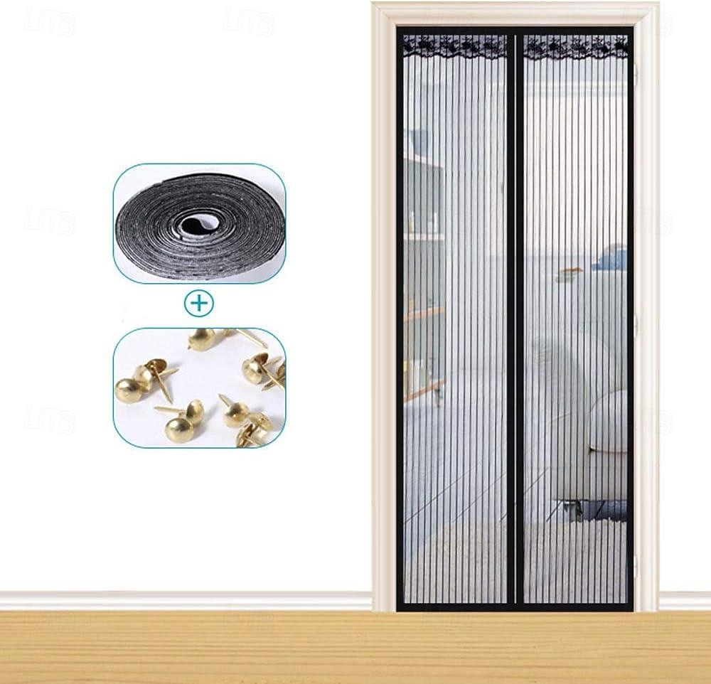 Anti Mosquito Insect Curtain Magnetic Door Screen, Garden Magnetic Fly Insect Door Screen Curtain Mosquito, Ultra Seal Magnets Close Automatically Keep Fresh Air in 2025 - $28.99 –P2