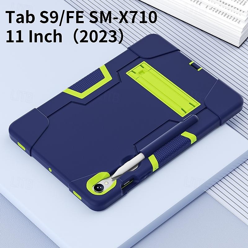 2025年 タブレット ケース カバー 用途 Samsung Galaxy Tab A9 8.7" S9 11 inch S9 Plus 12.4" A8 10.5'' A7 Lite 8.7'' A7 8.4" A 8.0" A9 Plus 11" ハンドル 調整可能なキックスタンド付き 耐衝撃 PC シリコーン  コレクション – $25.99 –P4
