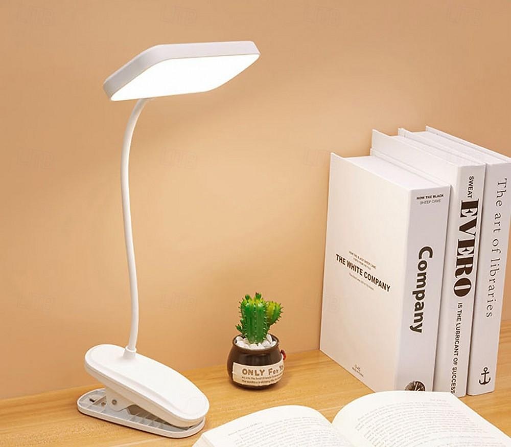 1 stk 360° fleksibelt arbeidsrom med klemme skrivebordslampe sammenleggbar nattbordslampe for soverommet studere lesing kontorarbeid led touch øyebeskyttelse læring sove og dedikerte skrivebordslamper 2025 - $7.99 –P1