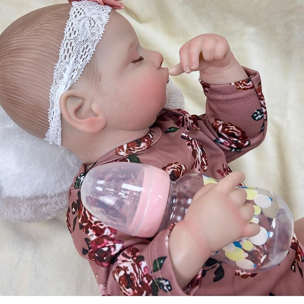 18 pouce Poupée Reborn Jouet pour Bébé & Nourrisson Poupée Reborn Toddler Poupée Poupée bébé Reborn Bébé Nouveau née réaliste Cadeau Vinyle W-001 cadeaux noël enfant avec vêtements et accessoires de 2025 ? $139.99 –P5