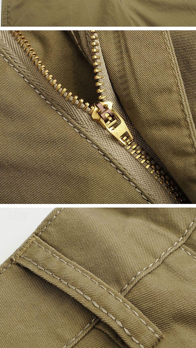Homens Shorts sociais Shorts de trabalho Calças Capri Côr Sólida Resistente a rugas Comprimento da panturrilha Casual Final de semana Casual Preto Verde Tropa Cintura Alta Micro-Elástica de 2025 por $17.99 –P2