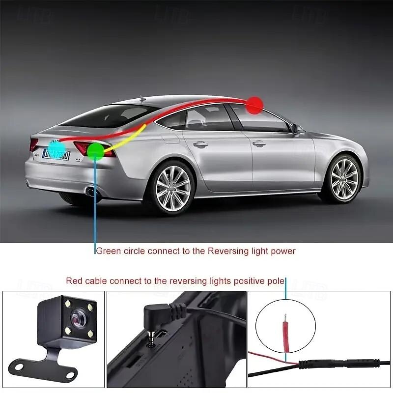 Three-lens Tachograph High-definition Night Vision Astern Image of The Front and Rear Of The Car 2025 - $52.99 –P16
