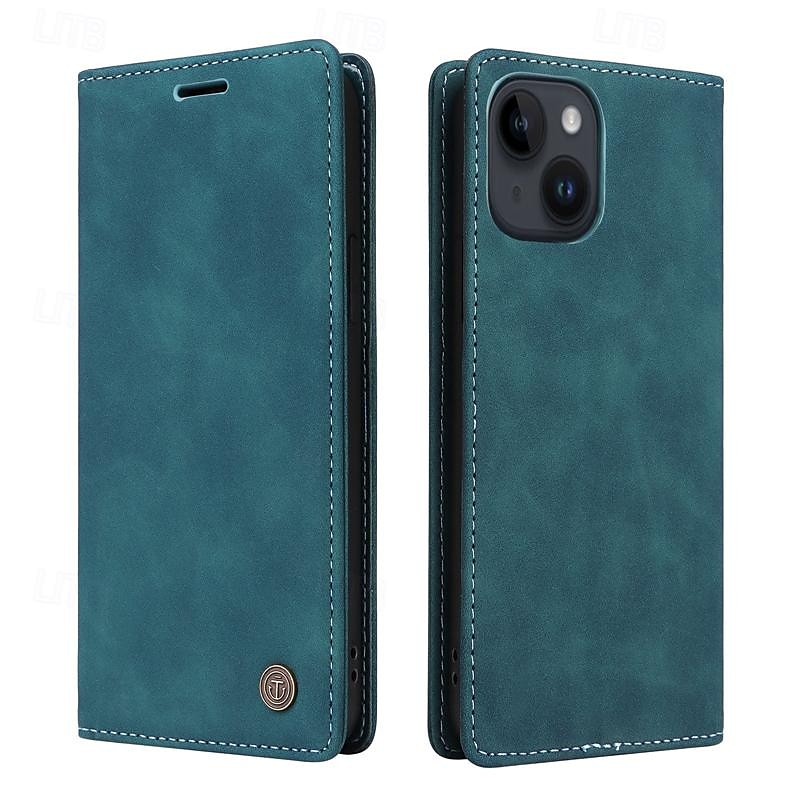 τηλέφωνο tok Για iPhone 16 iPhone 15 Pro Max iPhone 14 13 12 11 Pro Max Plus Θήκη κάρτας πορτοφολιού Προστατευτικό για όλο το σώμα Σταντ ποδηλάτου Υποδοχή κάρτας Ρετρό TPU PU δέρμα 2025 - $18.99 –P12
