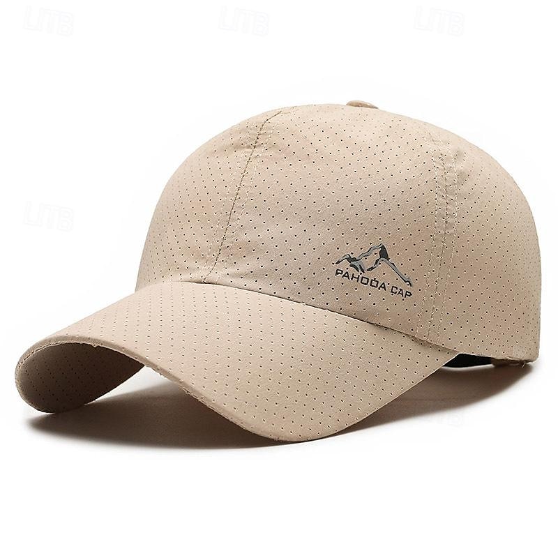 Herren Cap Basecap Sonnenhut Kappe Schwarz Weiß Polyester Modisch Brautkleider schlicht Strasse Täglich Berg Einstellbar Sonnenschutz Atmungsaktiv 2025 - $10.49 –P7