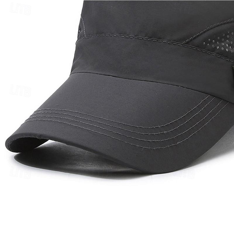 Муж. Шляпа с низкой тульей Шляпа от солнца Шляпа дальнобойщика Черный Темно синий Полиэстер Сетка Мода На каждый день Для улицы Повседневные Полотняное плетение 2025 - $7.49 –P10